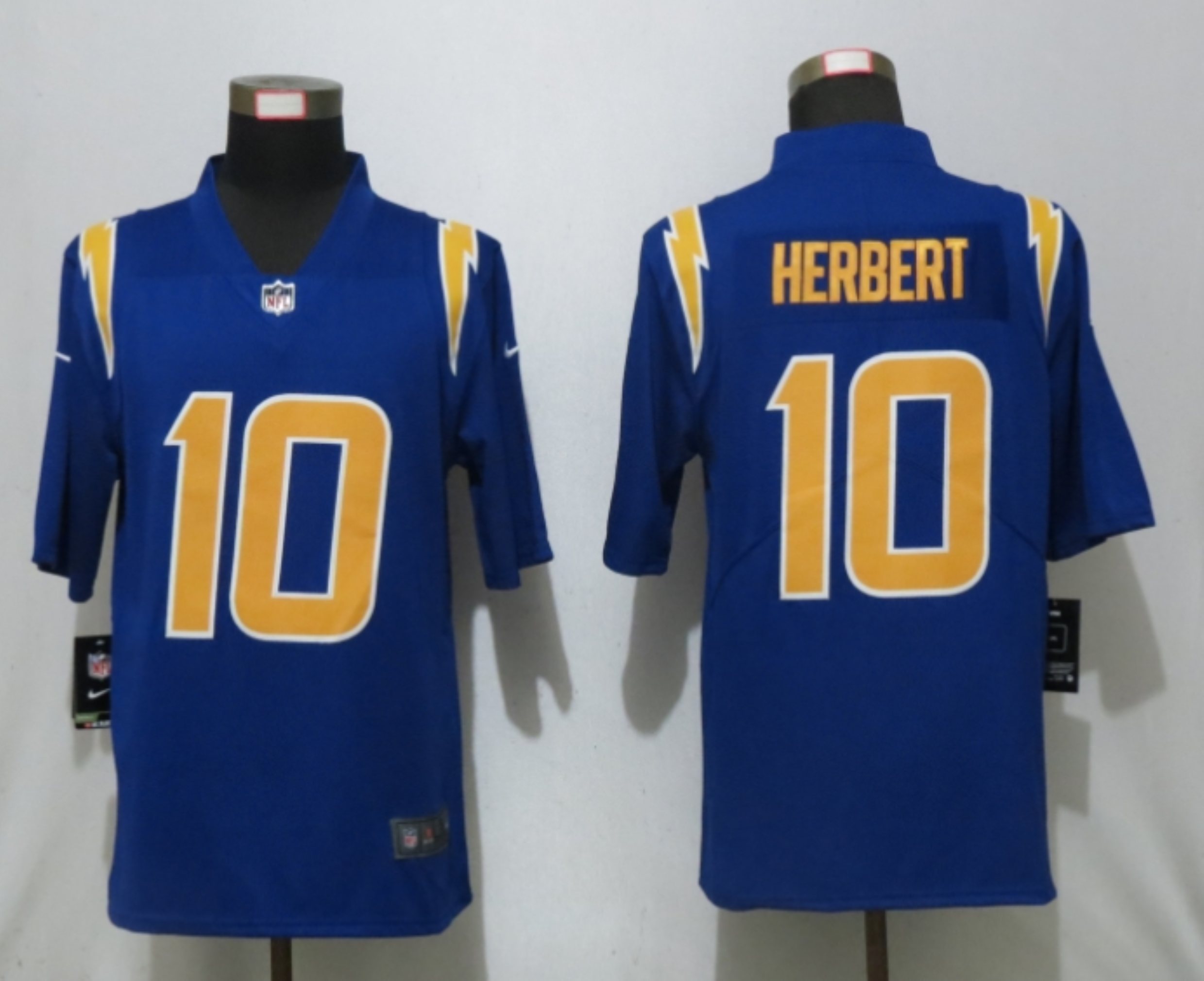 Men New Nike San Diego Chargers 10 Herbert oyal BlueLos Angeles 2nd Alternate Game Jersey